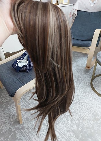 gercek sac gercege yakin tul tepe taban postis peruk sac - Görsel 2