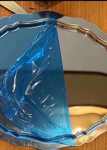 Parlak Turkuaz Modern Tabak Seti - Görsel 3