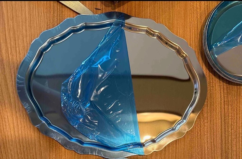 Parlak Turkuaz Modern Tabak Seti - Görsel 3