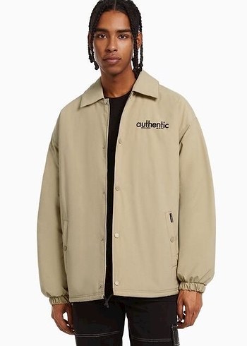 Bej Düğmeli Kadın Ceket - Görsel 2