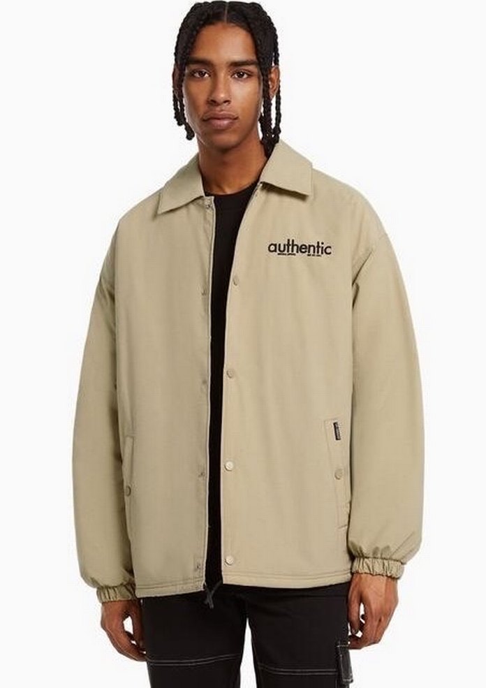 Bej Düğmeli Kadın Ceket - Görsel 2