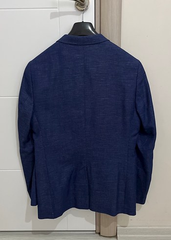 Lacivert Düğmeli Erkek Ofis Takımı - Görsel 4