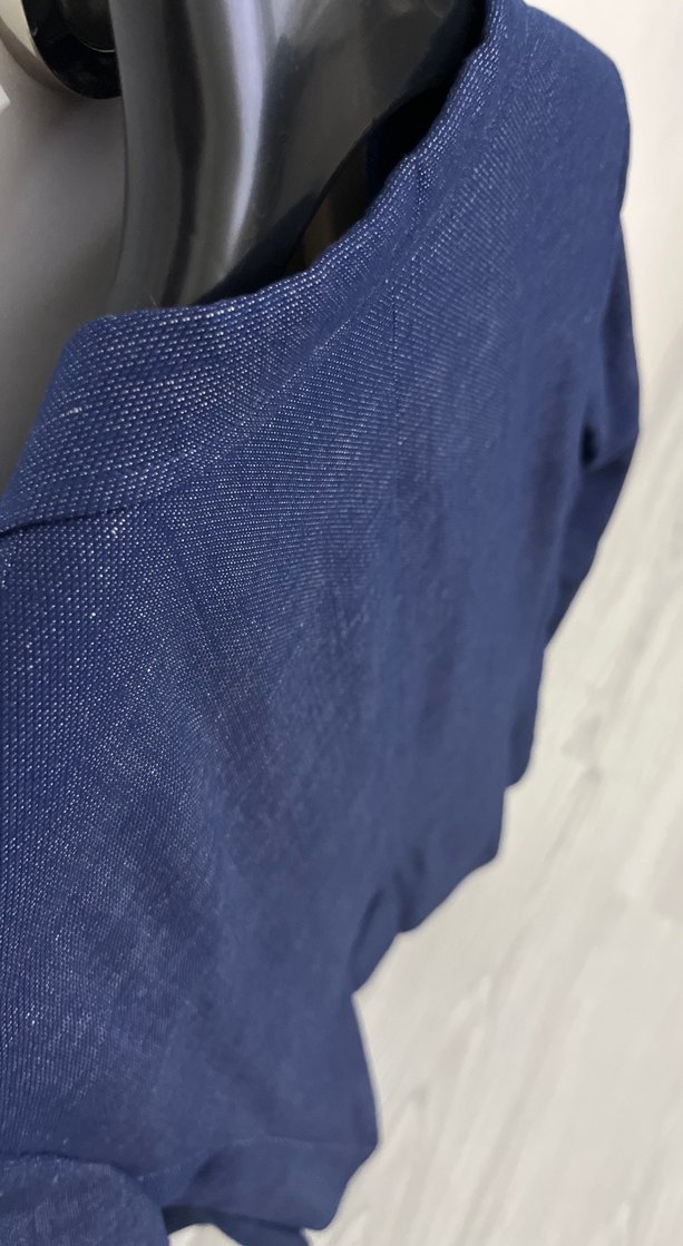 Lacivert Düğmeli Erkek Ofis Takımı - Görsel 5