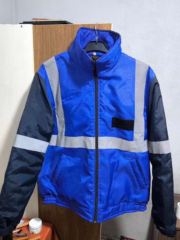 Mavi Fermuarlı Erkek Ceket - Görsel 3