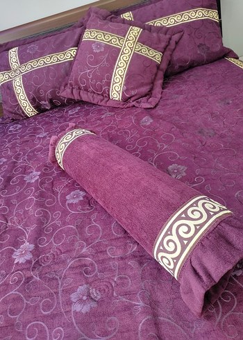 Bordo İşlemeli Yatak Örtüsü istikbal marka - Görsel 8