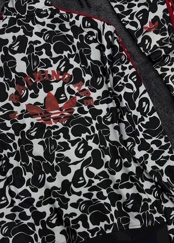 EŞOFMAN TAKIMI XL BEDEN SİYAH BEYAZ BORDO - Görsel 2