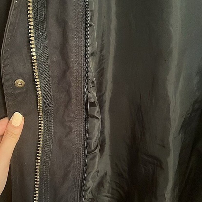 Colins Lacivert Kürklü Erkek Trençkot - Görsel 4