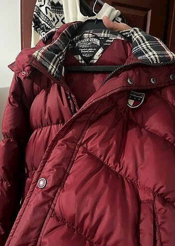 Tommy hilfiger Bordo Erkek Mont - Görsel 3