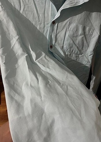 koton yeşil erkek gömlek - Görsel 4