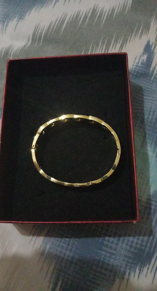 Altın Renk Zincir Detaylı Kadın Bileklik - Görsel 2