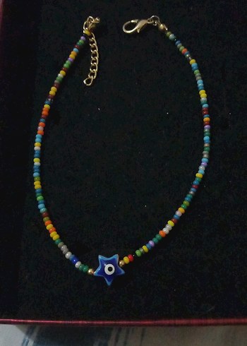 Bohem Çok Renkli Boncuklu halhal - Görsel 2