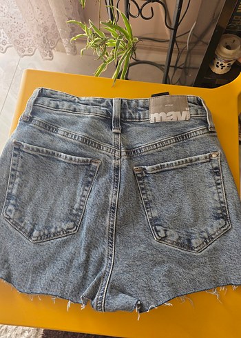 Kadın  Mini Denim Şort - Görsel 3