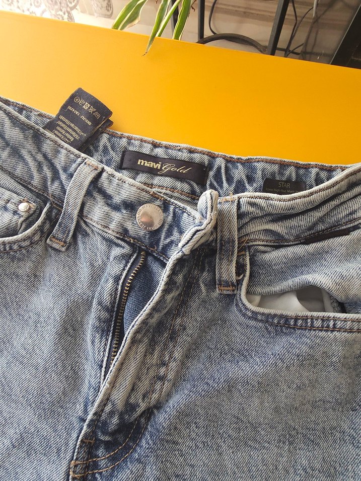 Kadın  Mini Denim Şort - Görsel 2