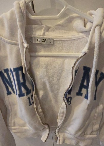 kapşonlu swit hırka - Görsel 2