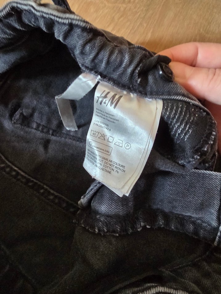 Gri eskitme skinny Kesim kız çocuk  Kot Pantolon - Görsel 2