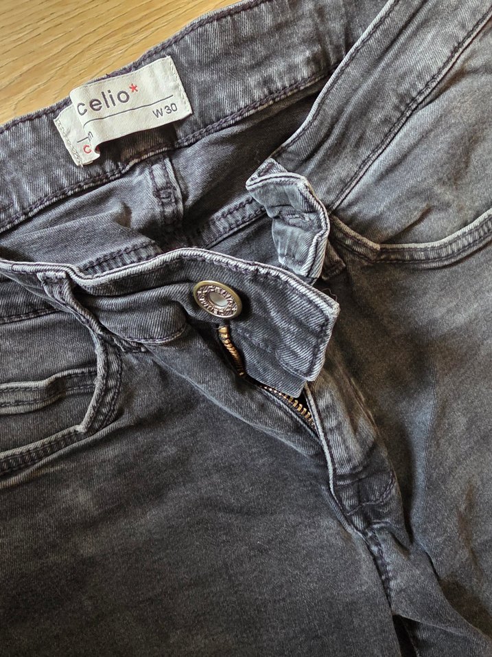 Gri Erkek Normal Boy Denim Jean - Görsel 2