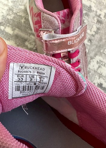 Kız Çocuk Pembe Renkli Bağcıklı Spor Ayakkabı - Görsel 4