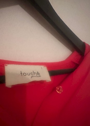 Turuncu Uzun Kollu Salaş Tunik - Görsel 3