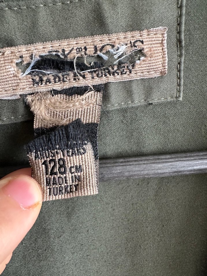 Erkek Çocuk Haki Düğmeli Ceket - Görsel 4