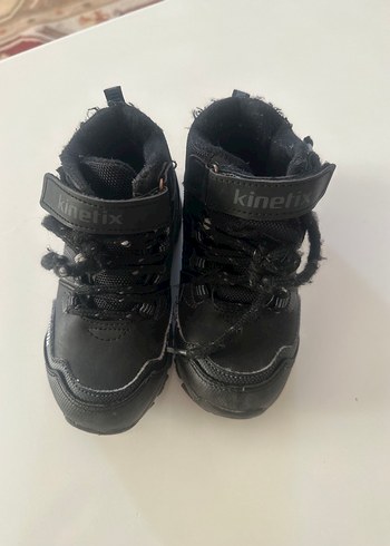 Erkek Çocuk Siyah Biker Bot - Cırtlı, Kauçuk - Görsel 2