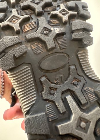 Erkek Çocuk Siyah Biker Bot - Cırtlı, Kauçuk - Görsel 3