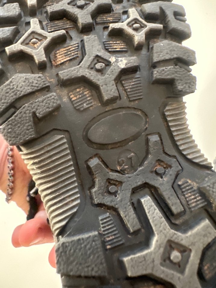 Erkek Çocuk Siyah Biker Bot - Cırtlı, Kauçuk - Görsel 3