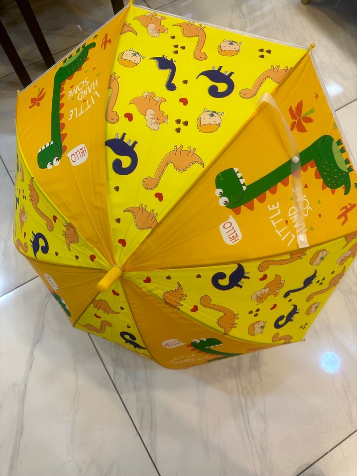 Sarı Renkli çocuk Şemsiye, Fırfırlı, Pop Kültür - Görsel 2