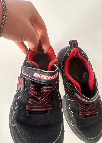 Kırmızı Erkek Çocuk Spor Ayakkabı Velcro - Görsel 2