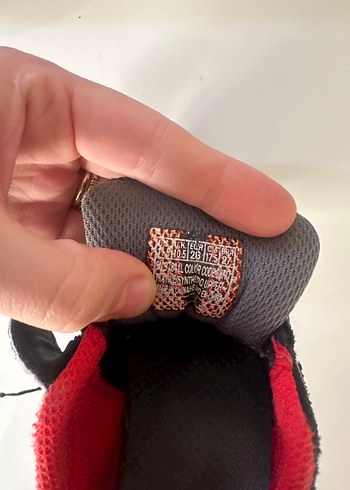 Kırmızı Erkek Çocuk Spor Ayakkabı Velcro - Görsel 4