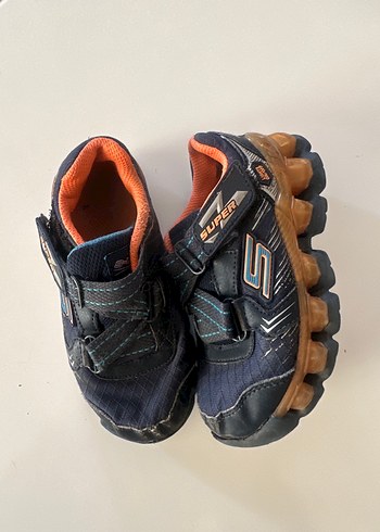 Erkek Çocuk Mavi Desenli Spor Ayakkabı - Görsel 3