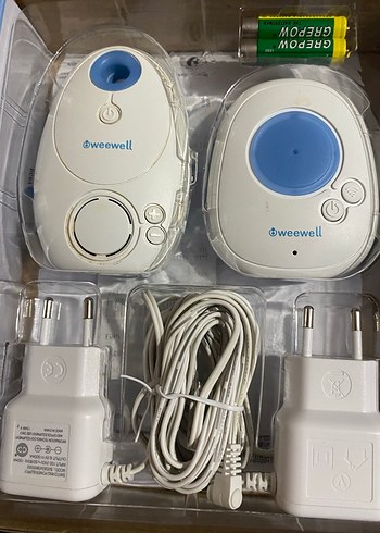 Oweewell Dijital Bebek Ses Monitörü Beyaz - Görsel 2