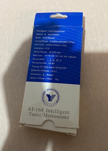 AT-168 Akıllı Tuner/Metronom - Görsel 2