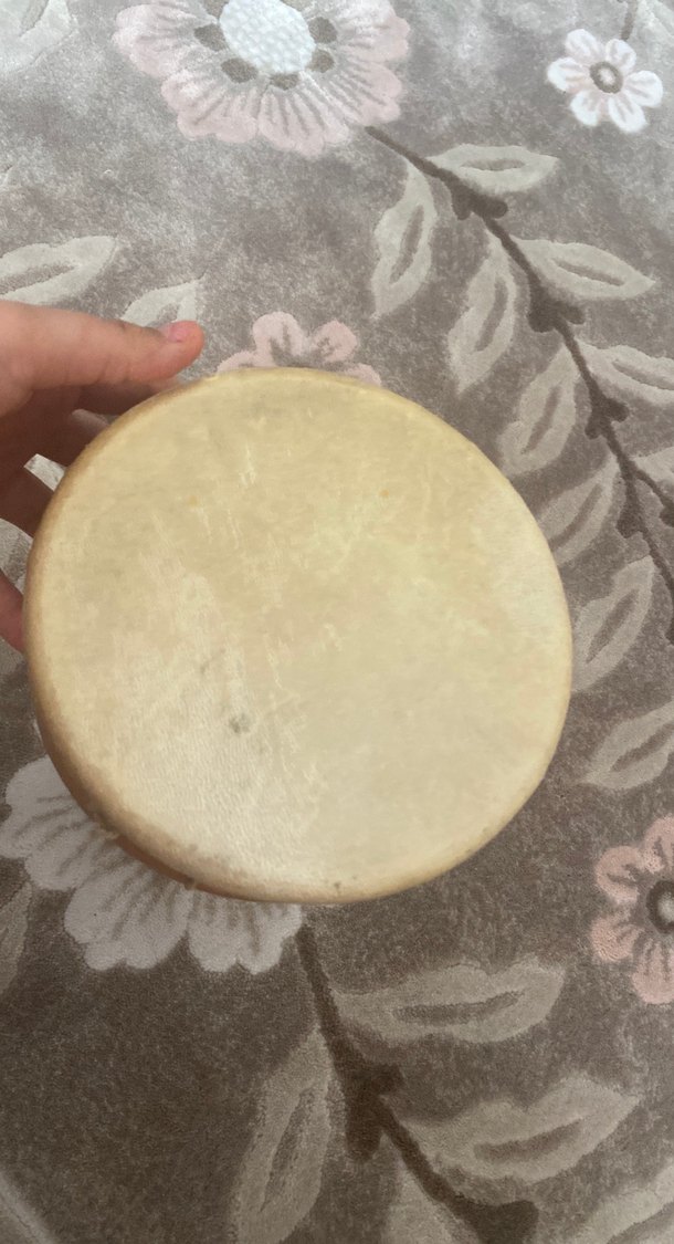 Bej Tonlu Ahşap Darbuka - Görsel 3