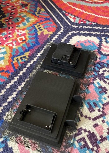 Çiçek Desenli Çok Renkli Masa Saati - Görsel 2