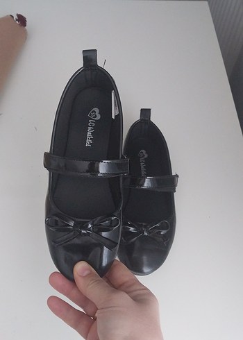 Kız Çocuk Siyah Tokalı Babet - Görsel 3