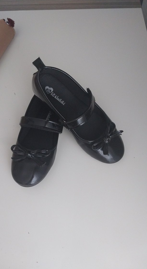 Kız Çocuk Siyah Tokalı Babet - Görsel 2