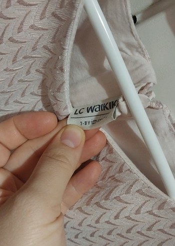 Kız Çocuk Piliseli Bej Kolsuz Elbise - Görsel 3