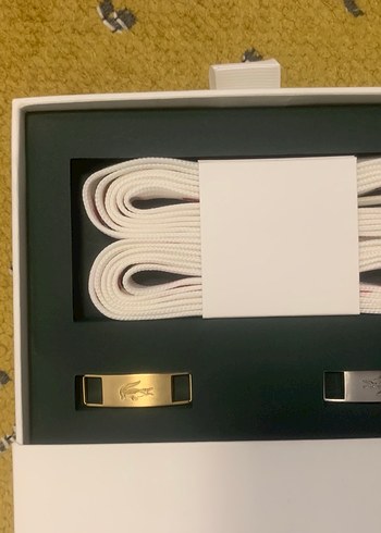 Lacoste Ayakkabı bağcık seti - Görsel 3