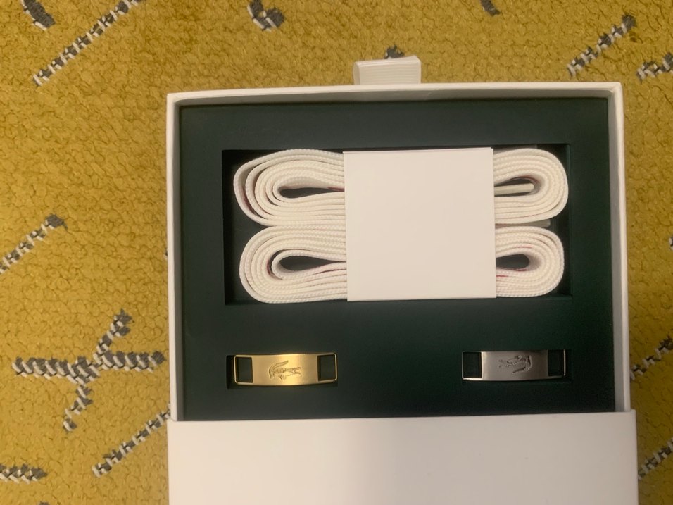 Lacoste Ayakkabı bağcık seti - Görsel 3