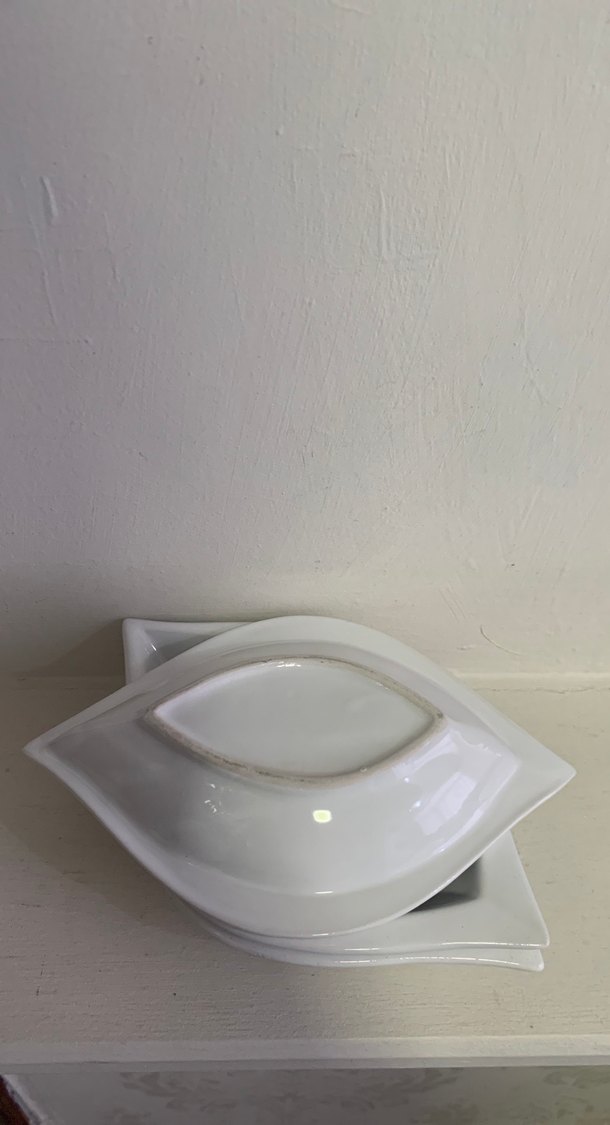 Beyaz Seramik 3'lü Tabak - Görsel 5