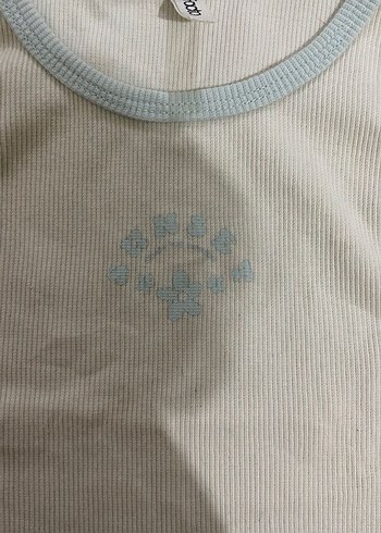 Beyaz Pamuklu Kız Çocuk Askısız Atlet - Görsel 2