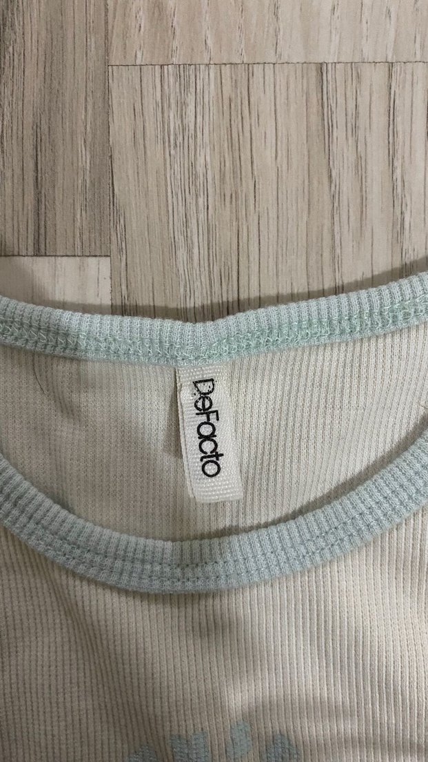 Beyaz Pamuklu Kız Çocuk Askısız Atlet - Görsel 3