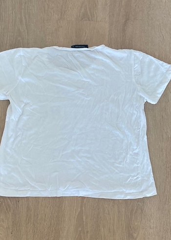 Trendyol Beyaz Baskılı Tişört, Kısa Kollu - Görsel 3