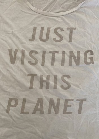 Trendyol Beyaz Baskılı Tişört, Kısa Kollu - Görsel 2