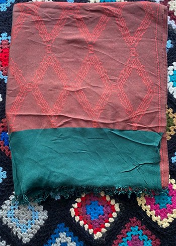 Renkli Bohem Kadın Şal - Görsel 2