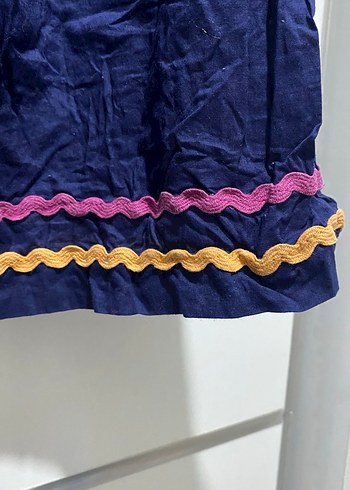 Nakışlı Çok Renkli Uzun Bohem Etek - Görsel 5