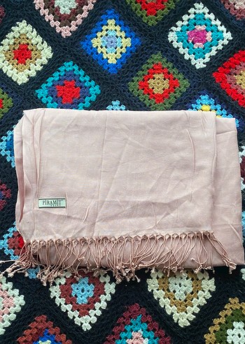 Pembe Dokuma Şal - Görsel 2