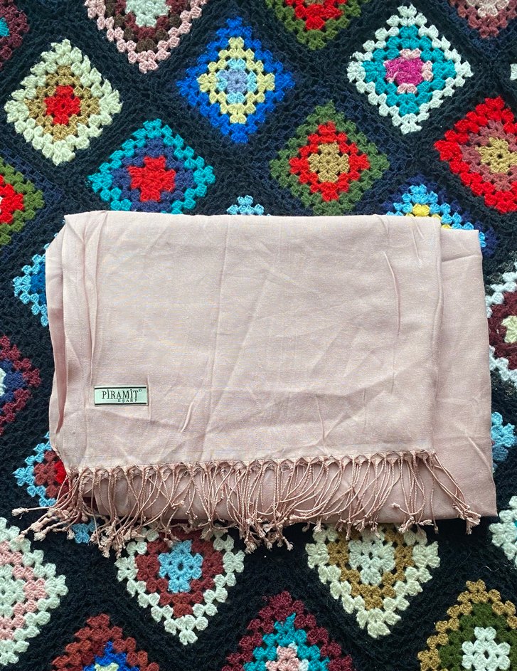 Pembe Dokuma Şal - Görsel 2