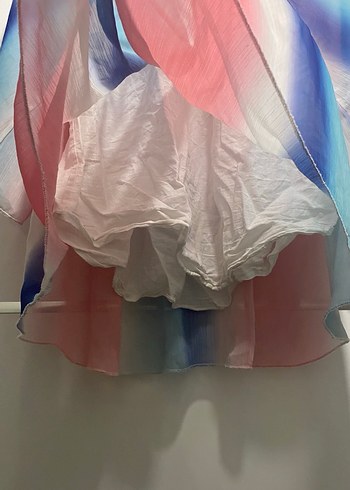 Renkli Drapeli Kız çocuk üst - Görsel 5