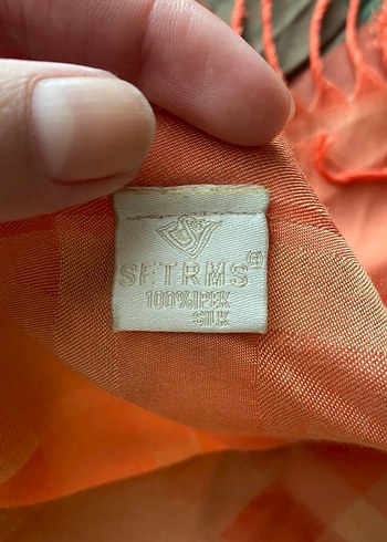 Bohem Çok Renkli Kadın İpek Şal - Görsel 4